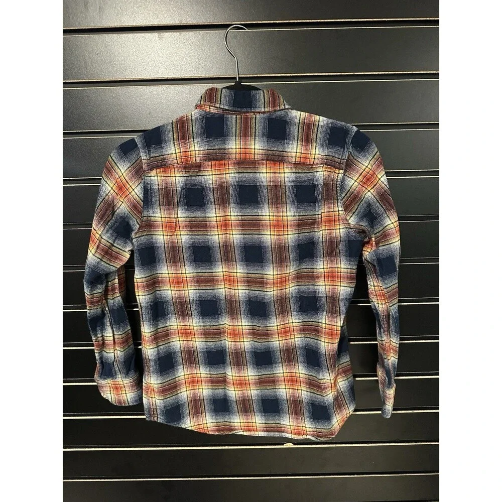Gap Boys Long Sleeve Button Down - Plaid Flannel Size Large